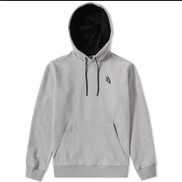 Rare Nike Nikelab Essential PO Hoodie Jumper Jacket Gray Men Size 867226-050 M - Picture 1 of 9